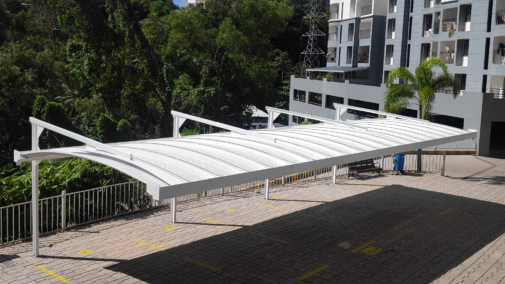 Cantilever Model Car Porch in Commedcial Resident 