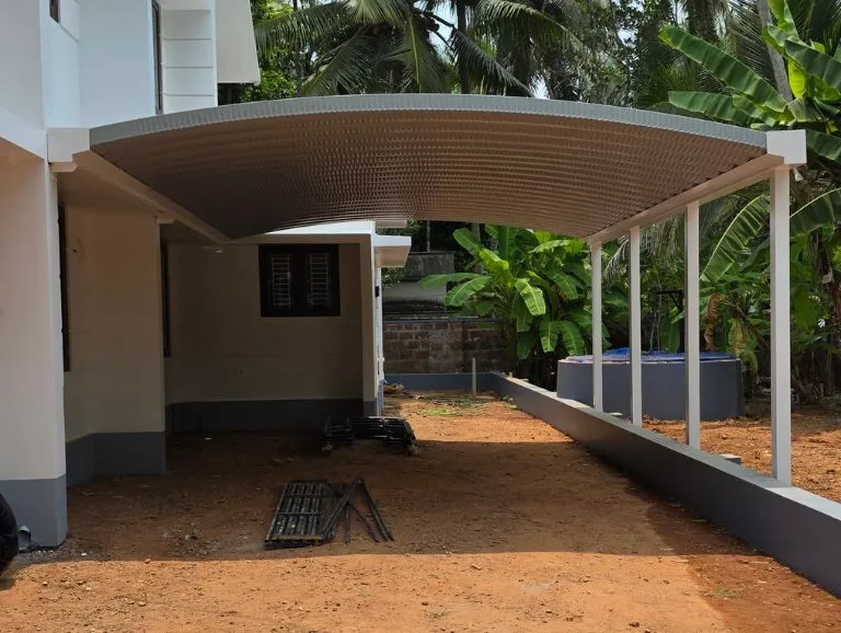 galva roofers car porch